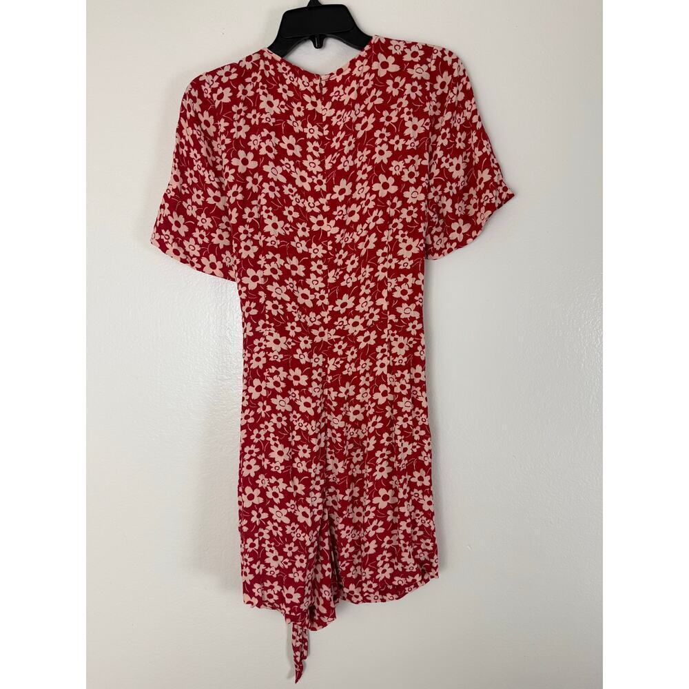 Madewell Wrap-Front Romper in Mini Daisy - Size 10 - Picture 7 of 11